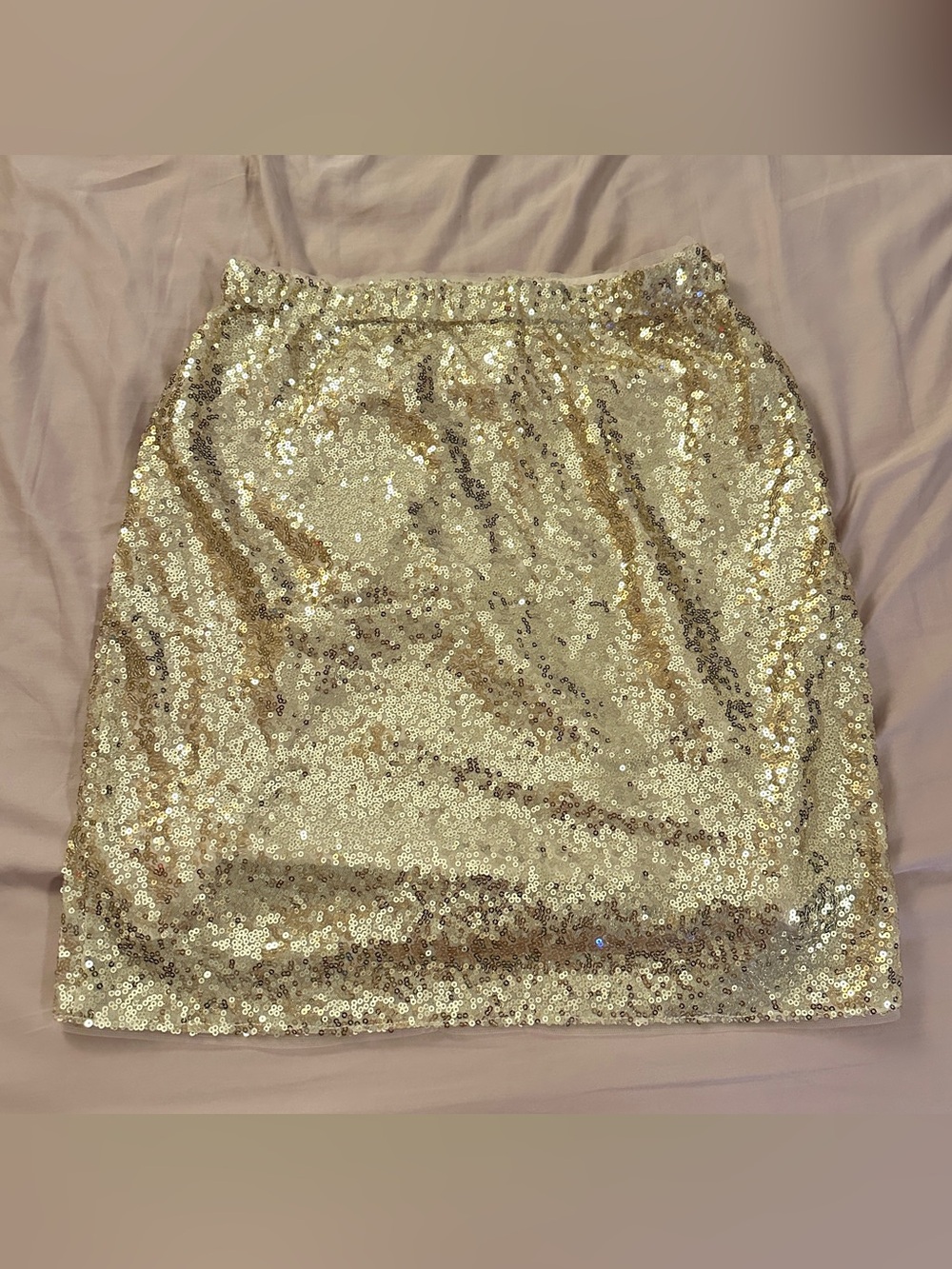 Grace Karin Gold Sequin Mini Skirt